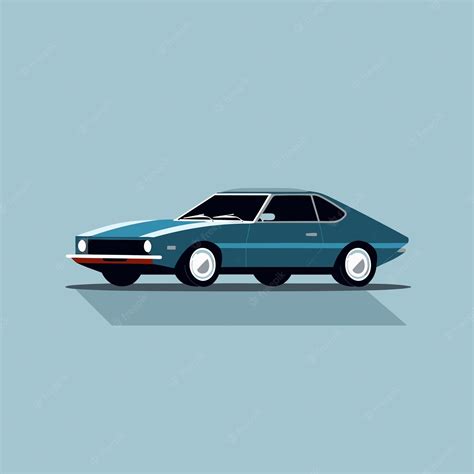 Premium Vector | Vector of a blue car on a blue background