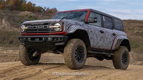 2023 Ford Bronco Raptor Appears Wearing Little Camouflage