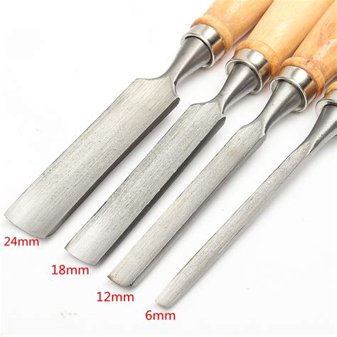 4Pcs Wood Carving Roughing Hand Chisel Tool Kit Set Working Professional Gouges - US$14.99