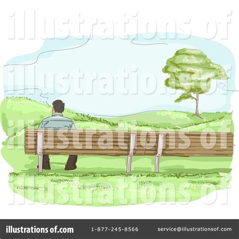 Park Bench Clipart #1213057 - Illustration by BNP Design Studio