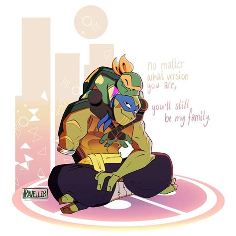 ROTTMNT LEO X MIKEY LEANGEL 💙🧡💙🧡💙🧡 in 2023 | Teenage mutant ninja ...