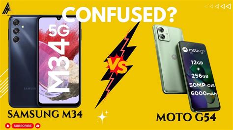 Samsung M34 Vs Moto G54 Confused 🤔?Must Watch - YouTube