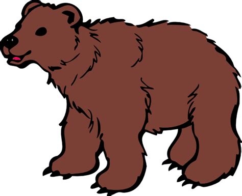 Brown Bear Clip Art at Clker.com - vector clip art online, royalty free ...