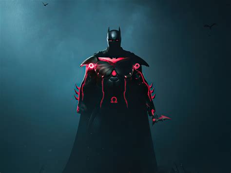 Wallpaper red glow, batman, art desktop wallpaper, hd image, picture, background, ddcca4 ...