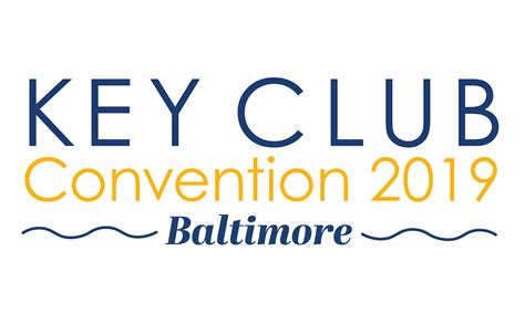 2019 Key Club Convention Logo | Key Club