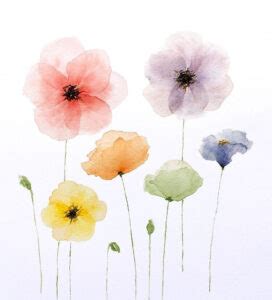 25 Easy Watercolor Flower Paintings to Inspire You - Beautiful Dawn Designs