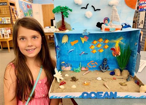 Swordfish and Ocean Diorama! - Saugus Public Library | Diorama kids, Ocean diorama, Kids art ...