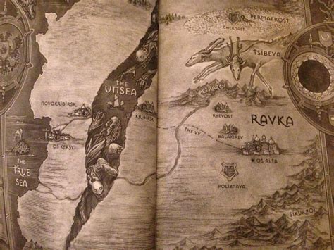 Shadow and bone map-the best freaking series ever | Vintage world maps, Shadow, Map