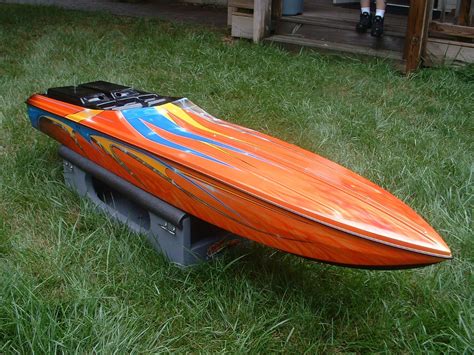 Old RC Boat we custom painted in 2006 | Gas rc boats, Rc boats, Radio ...