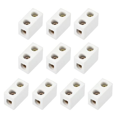 1 Way Ceramics Terminal Blocks High Temp Porcelain Connectors 18 ...