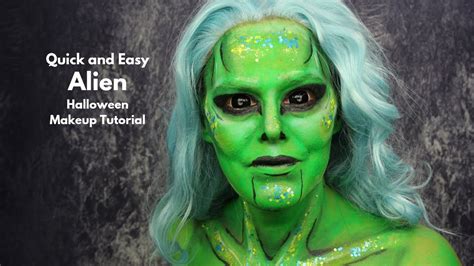 Green Alien Makeup Tutorial | Saubhaya Makeup