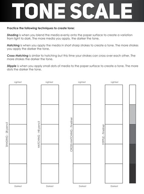 Value Scale Worksheet - 12 Free PDF Printables | Printablee