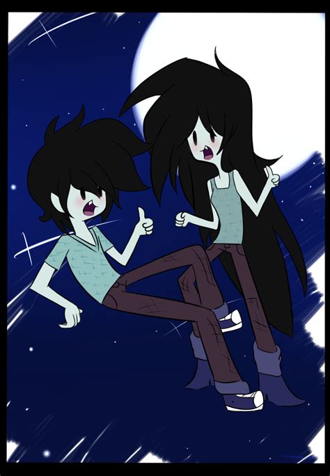 Marceline and Marshall Lee by jankrys00 on DeviantArt