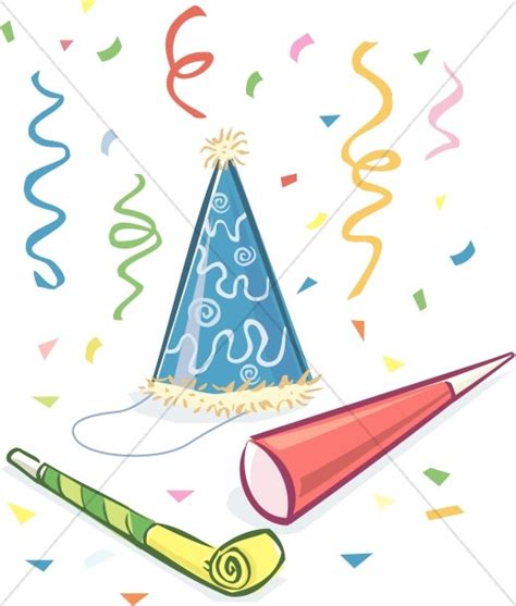 birthday streamers clipart - Clipground