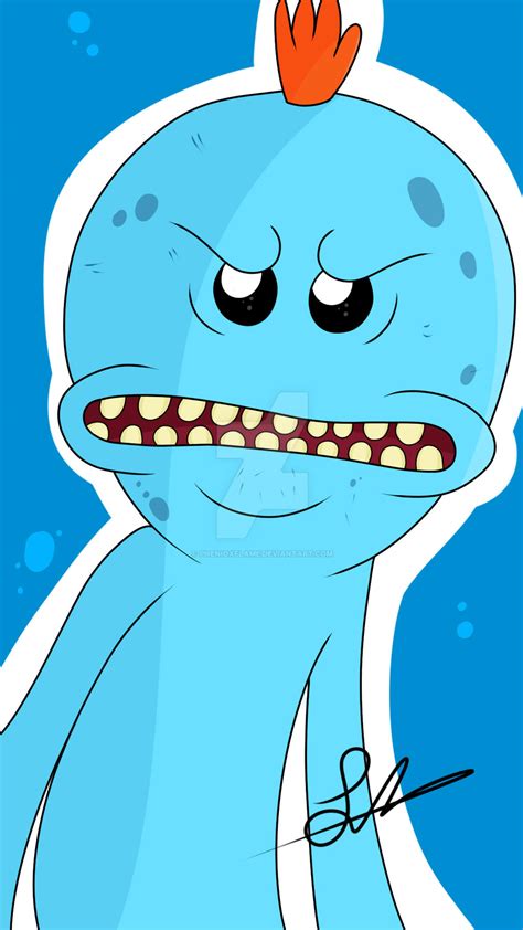 Mr Meeseeks from rick and morty! by PhenioxFlame on DeviantArt