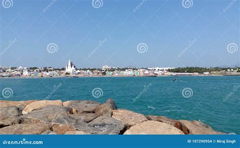 Sunrise, Sunset, Cape Comorin, Kanyakumari, Tamilnadu Stock Photo - Image of comorin, boating ...