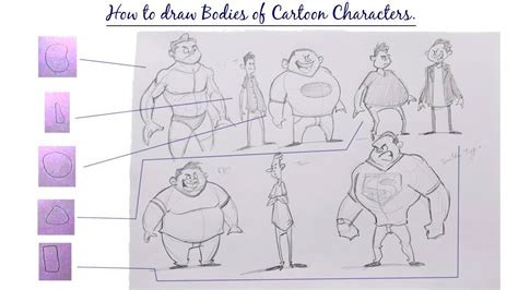 Easy Cartoon Characters To Draw Full Body / At first, this cartoon boy might seem easy to ...