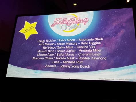 Sailor Moon Crystal dub voice cast | Sailor Moon News