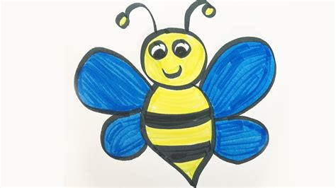 Bumble Bee Drawing Cartoon at PaintingValley.com | Explore collection ...