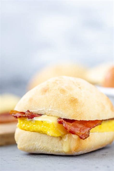 Copycat Starbucks Bacon Gouda Breakfast Sandwiches