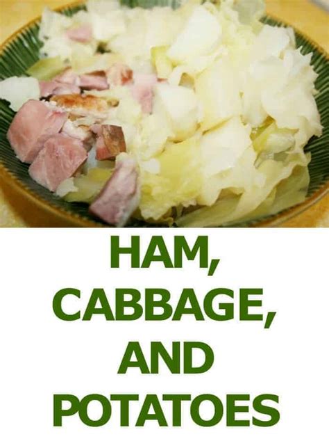 Ham, Cabbage & Potatoes~Easy One Pot Meal | The How-To Home