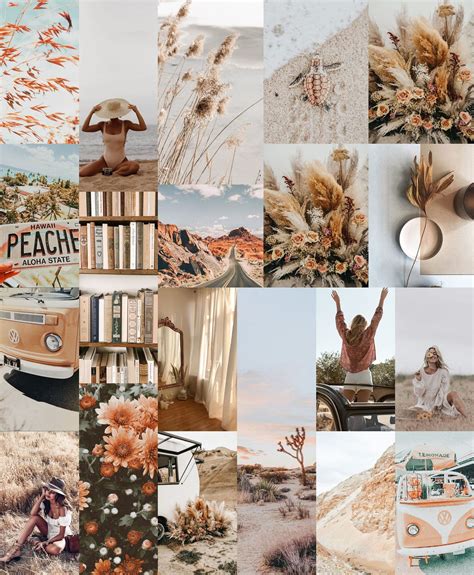 Boho Aesthetic Wallpaper Collage