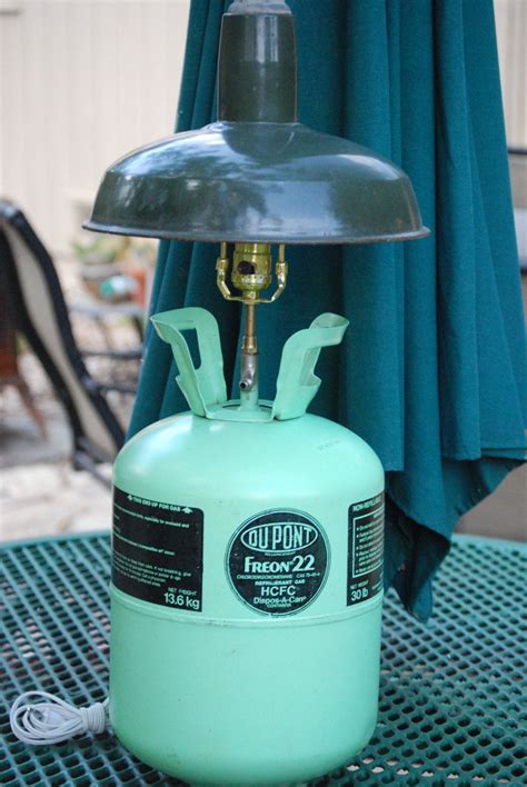 Vintage Freon Can Lamp, Upcycle Decor by CatkinsCreations on Etsy ...