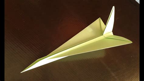 Como hacer un avión de papel Concord Origami - YouTube