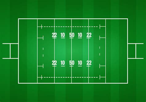 Rugby Pitch Vector - Download Free Vector Art, Stock Graphics & Images