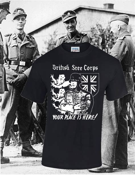 British Free Corps T-Shirt – Military Print