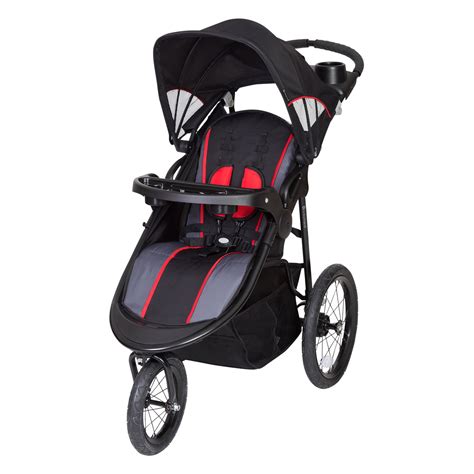 Baby Trend Pathway 35 Jogging Stroller, Optic Red - Walmart.com - Walmart.com