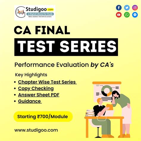 CA Final Test Series (Chapter Wise Test Series) - StudiGoo