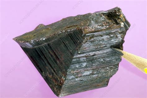 Rutile mineral - Stock Image - C014/6164 - Science Photo Library