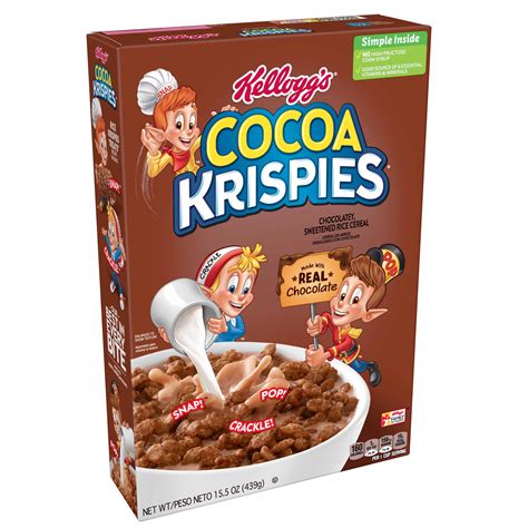 Kellogg's Cocoa Krispies Breakfast Cereal, Original, Low Fat Food, 15.5oz - Walmart.com ...