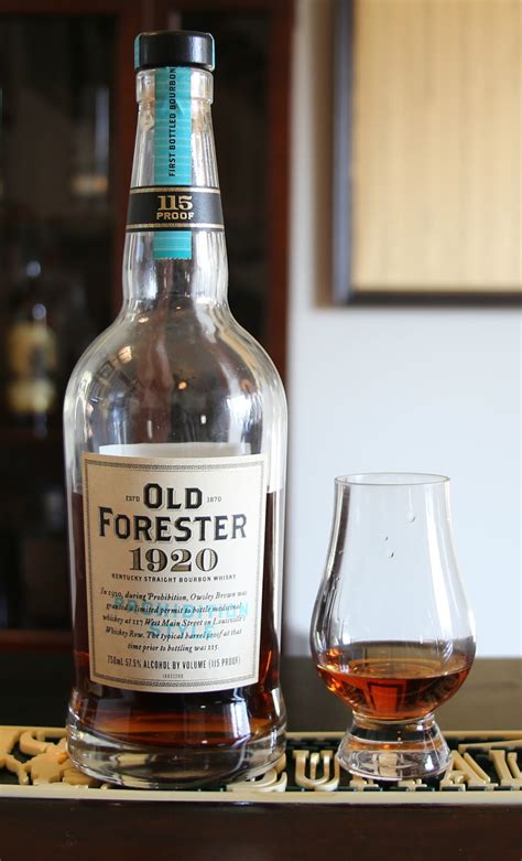 Blundon Bourbon Review: Old Forester 1920 Prohibition Style Bourbon