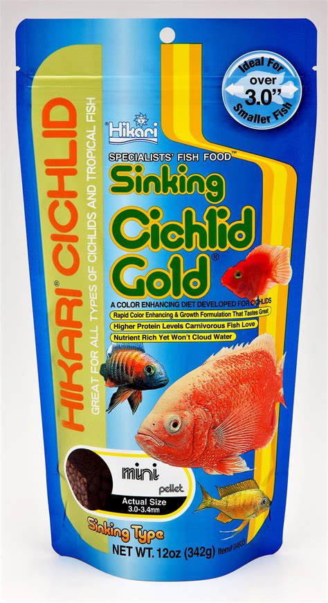 Buy Hikari® Sinking Cichlid Gold® Medium Pellet Fish Food 3.5 Oz Online at Lowest Price in Ubuy ...