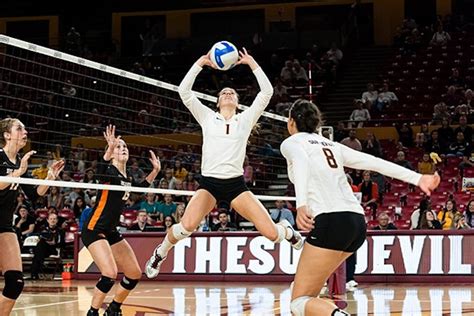 Oregon State gets the better of ASU volleyball in battle of outside hitters - The Arizona State ...