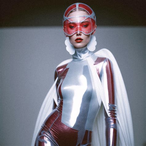 Retro Futuristic Fashion Exploration – Maison Meta | AI Generative ...