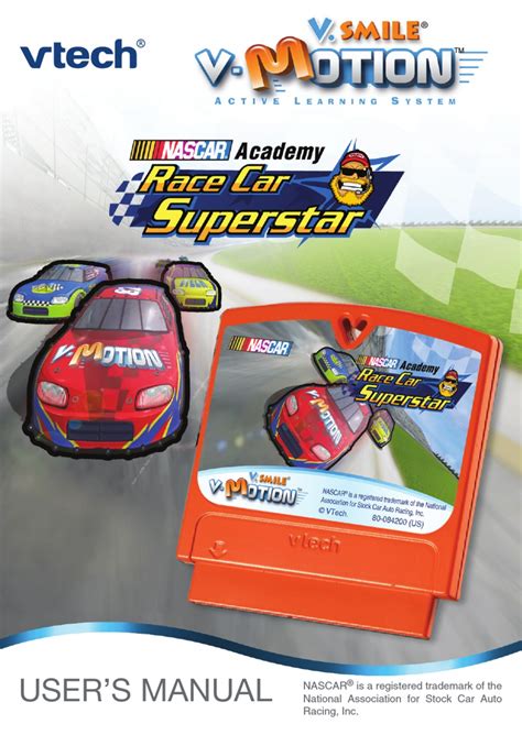 VTECH V.SMILE MOTION: NASCAR USER MANUAL Pdf Download | ManualsLib