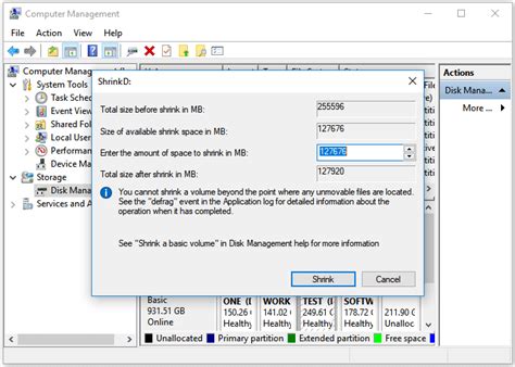 How to Shrink Windows 11/10 Partition - EaseUS