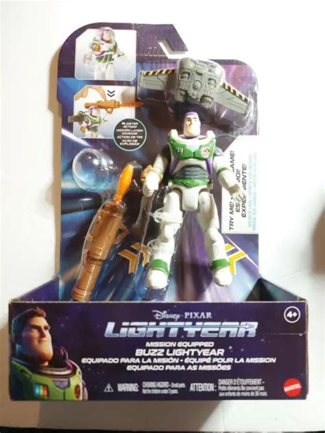 DISNEY PIXAR LIGHTYEAR 2022 Mission Equipped Buzz Lightyear Figure ...