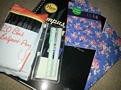 Tea and lipsticks: School/college/university stationary haul!