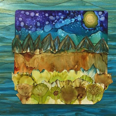 #21 Lori Rayburn, Dreaming, Alcohol Ink | Art, Alcohol ink, Artwork