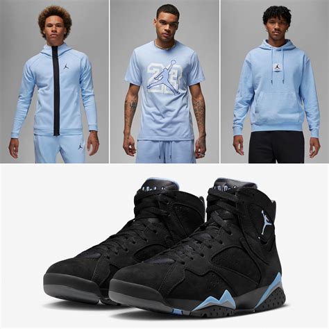 Air Jordan 7 Chambray Shirts Hats Clothing Outfits to Match