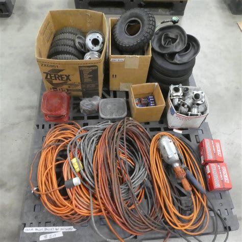 Lot #213 - Hand Truck/Dolly Tires, Heavy-Duty Extension Cords, Hand ...