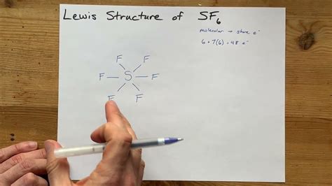 Lewis Structure of SF6 (sulfur hexafluoride) - YouTube