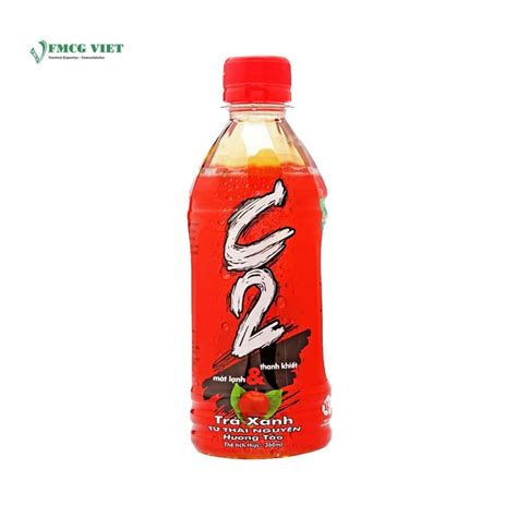 C2 Tea Juice Drink Bottle 360ml Apple Green Tea X24 Wholesale Exporter » FMCG Viet