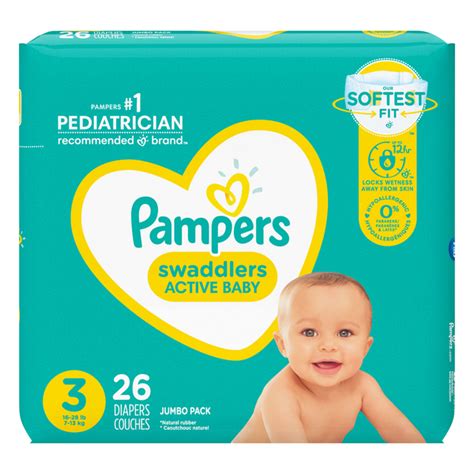 Save on Pampers Swaddlers Size 3 Diapers 16-28 lbs Order Online ...