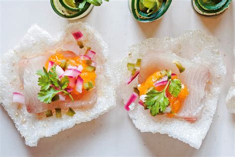 Hamachi Crudo with Apricot Jam Recipe | Silver Oak Food & Wine