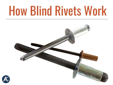 How Do Blind Rivets Work? - FastenerLab - Supplier/Advance Components